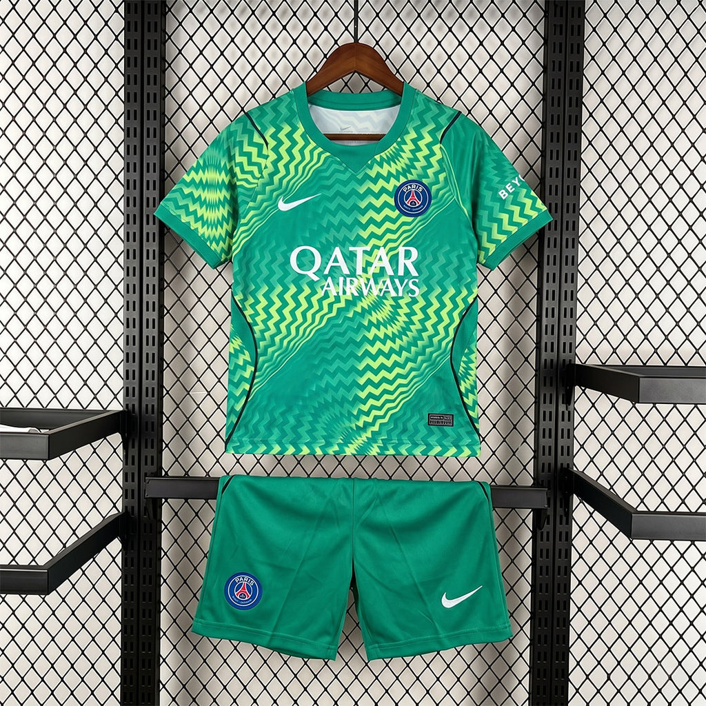 Paris Saint-Germain 2026/27 Goalkeeper Green - Kid Kit
