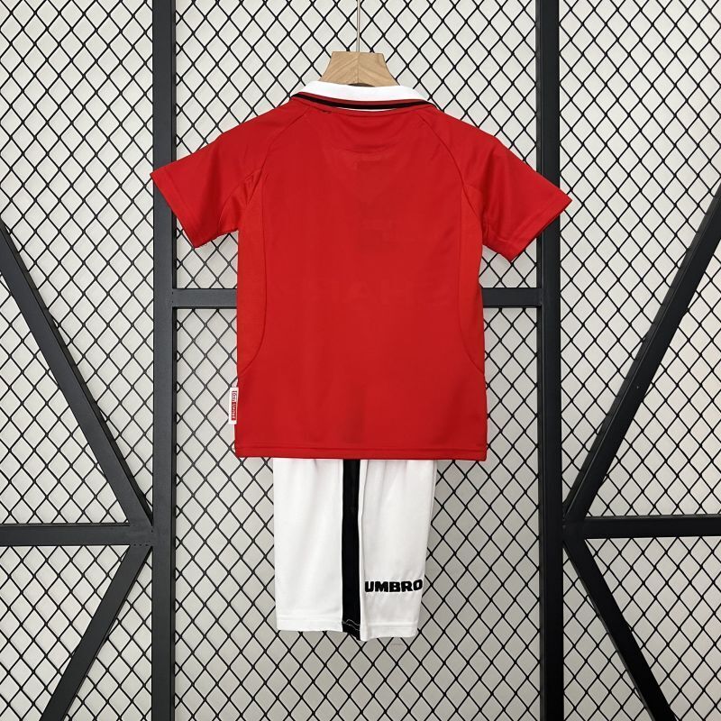 Manchester United 1999/00 Euro Home - Retro Kid Kit