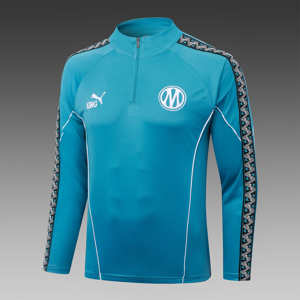 Marseille 2026/27 Blue ¼  Zip Training Set | Adult + Kids Sizes
