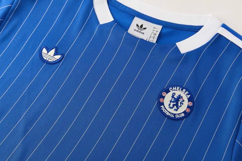 Chelsea 2025/26 Blue/White Casual Shirt + Shorts Set