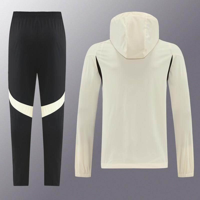Liverpool FC 2025/26 Cream Hooded Tracksuit