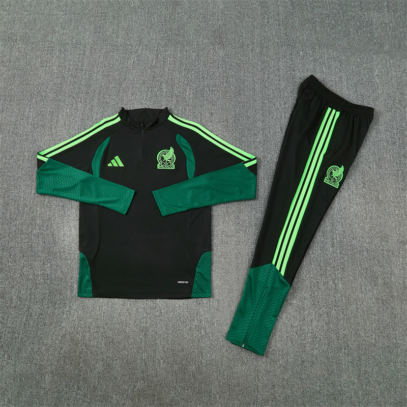 Mexico 2026/27 Black ¼  Zip Training Set | Adult + Kids Sizes