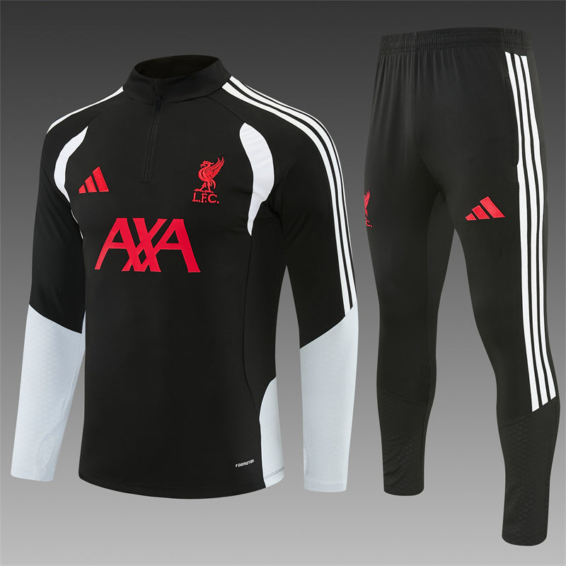 Liverpool FC 2026/27 Black Grey ¼  Zip Training Set | Adult + Kids Sizes