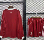 Liverpool FC 2025/26 Home Long Sleeve - Kid Kit