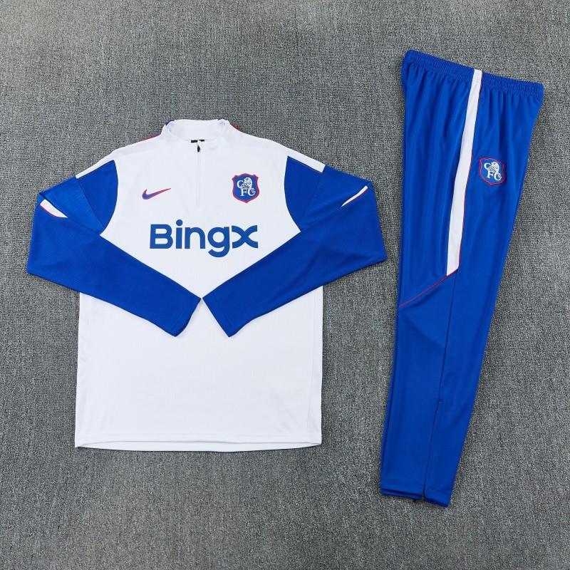 Chelsea 2026/27 White ¼  Zip Training Set | Adult + Kids Sizes