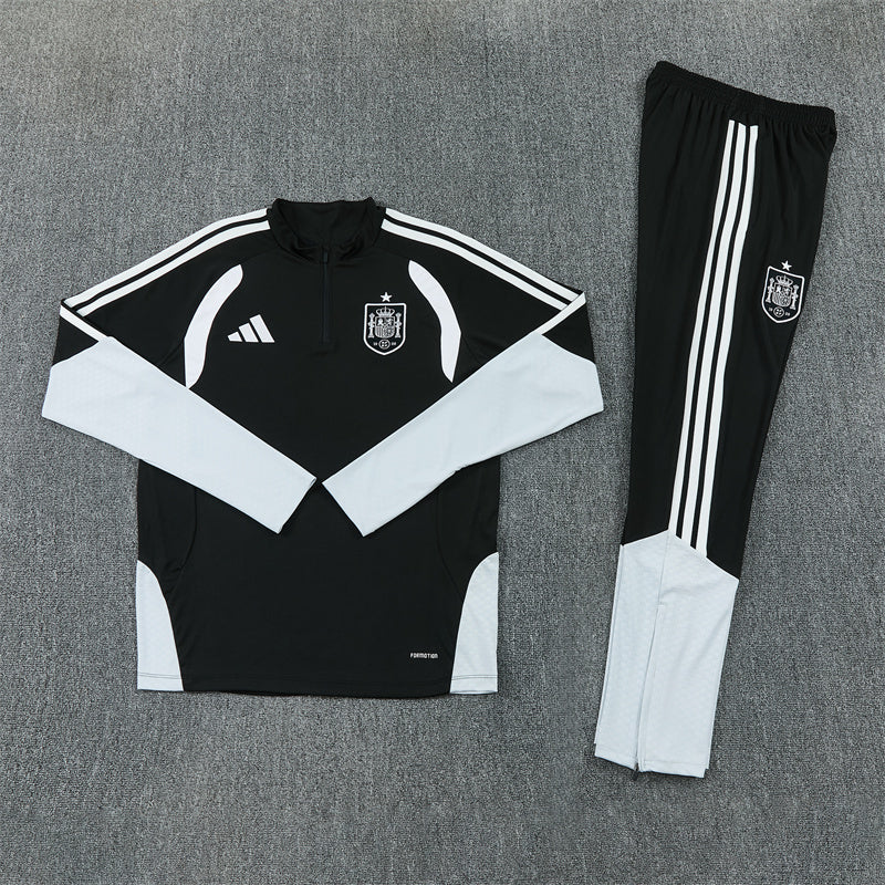 Spain 2026/27 Black ¼  Zip Training Set | Adult + Kids Sizes