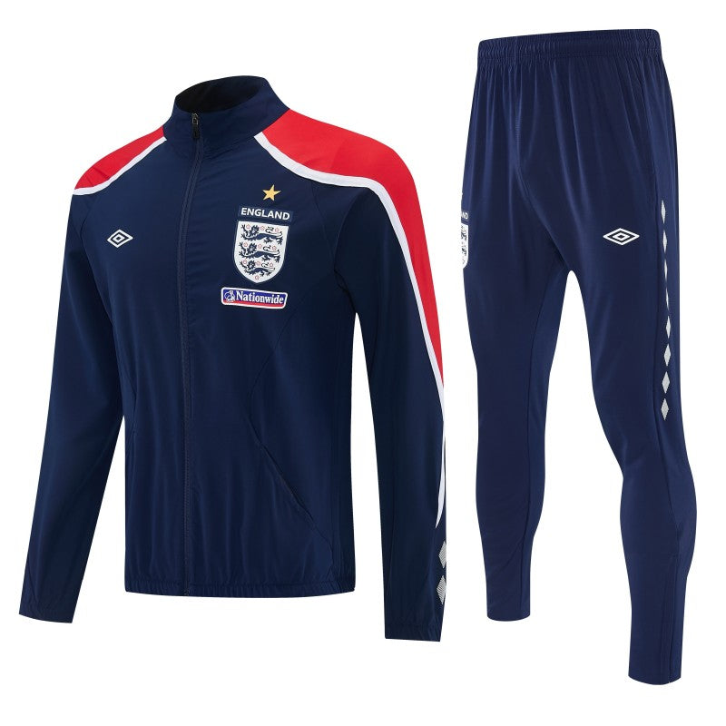 England 2008 Retro Tracksuit Navy