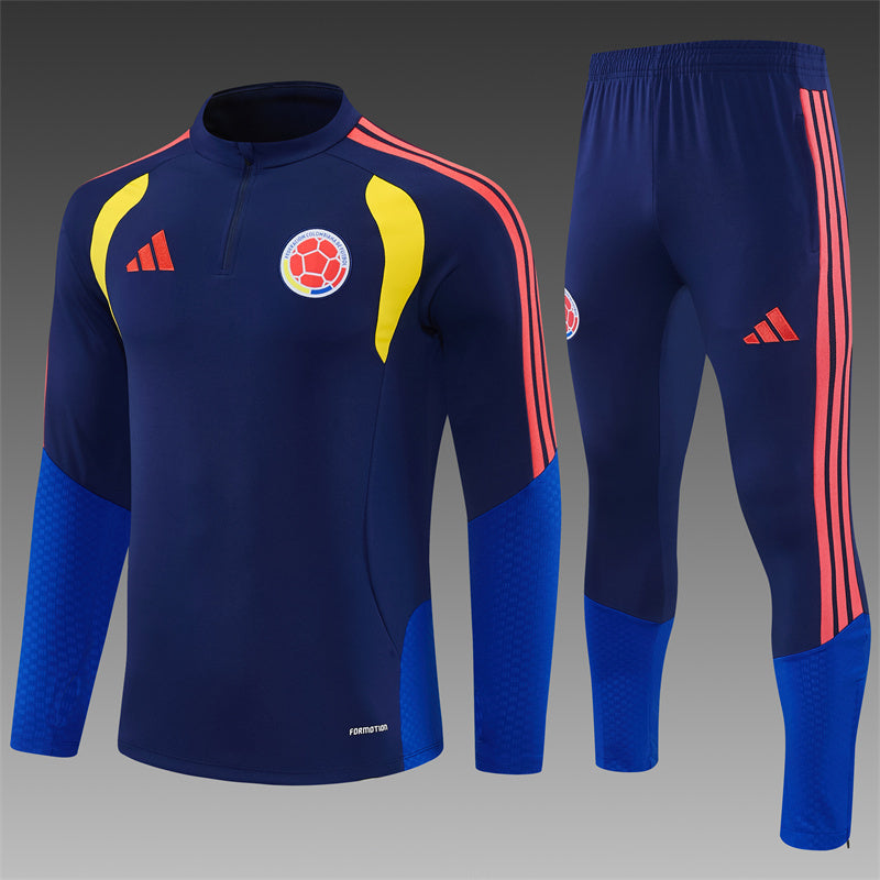 Colombia 2026/27 Navy ¼  Zip Training Set | Adult + Kids Sizes