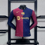 Barcelona 2024/25 Home Long Sleeve - Player Version