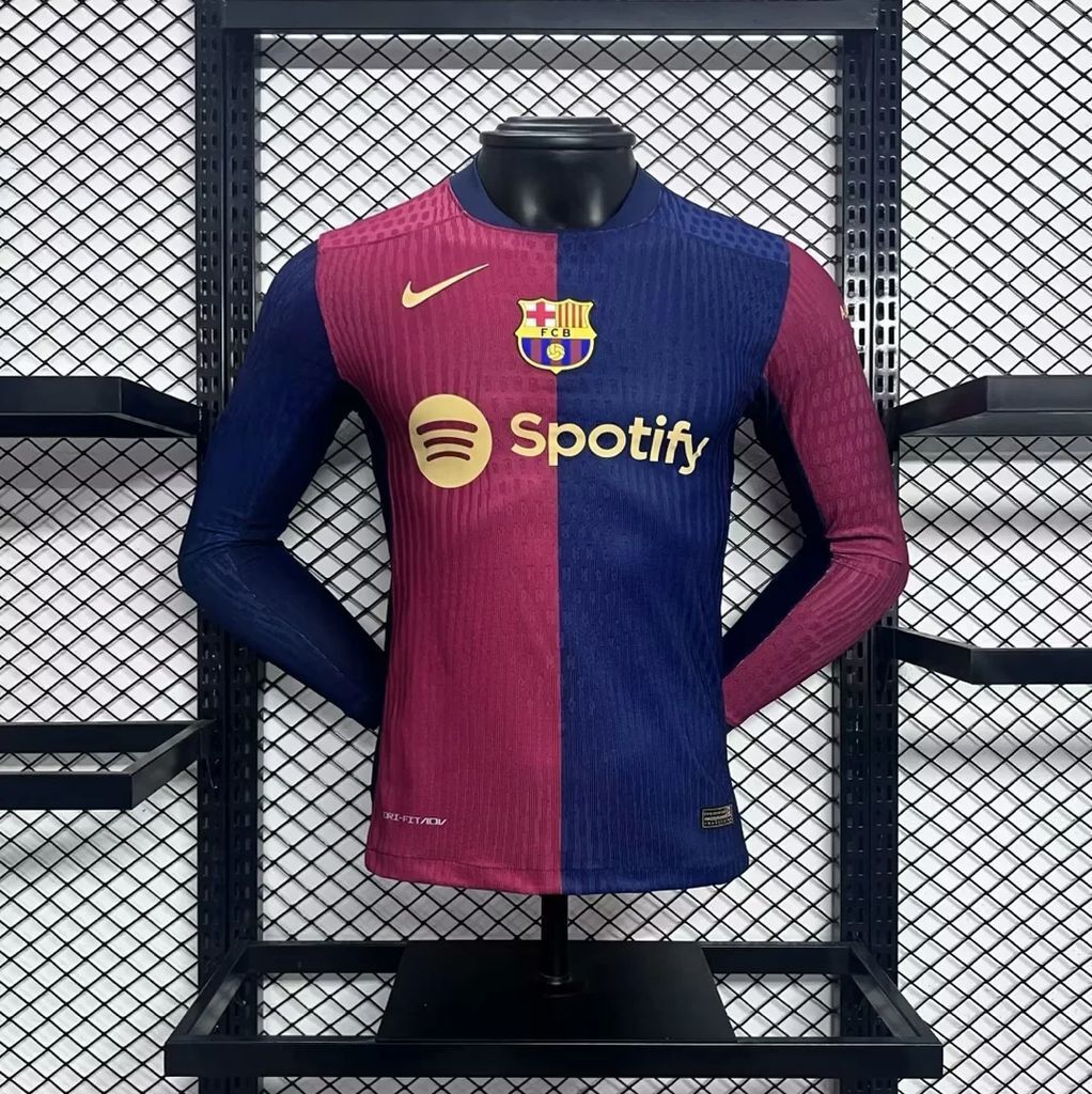 Barcelona 2024/25 Home Long Sleeve - Player Version