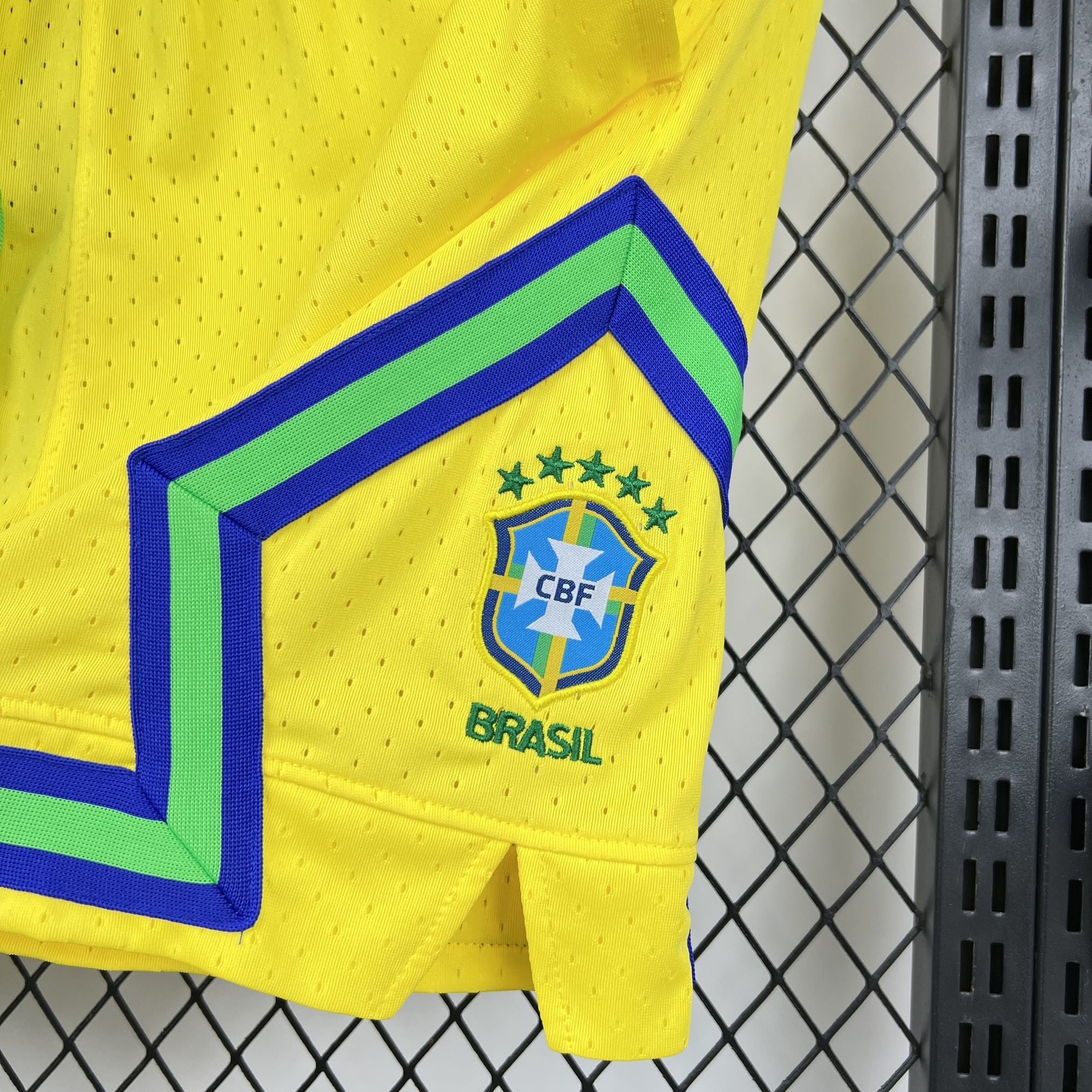 Brazil 2026 Basketball Style Casual Shorts Yellow
