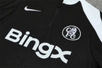 Chelsea 2025/26 Black T90 ¼ Zip Training Set | Adult + Kids Sizes