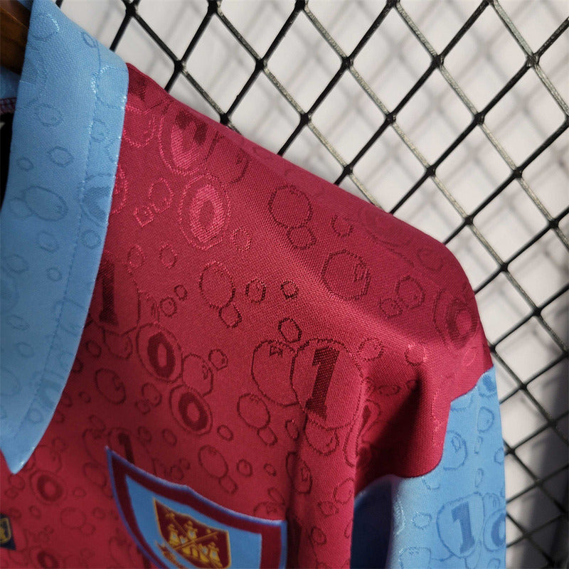 West Ham United 1995/97 Home Long Sleeve - Retro