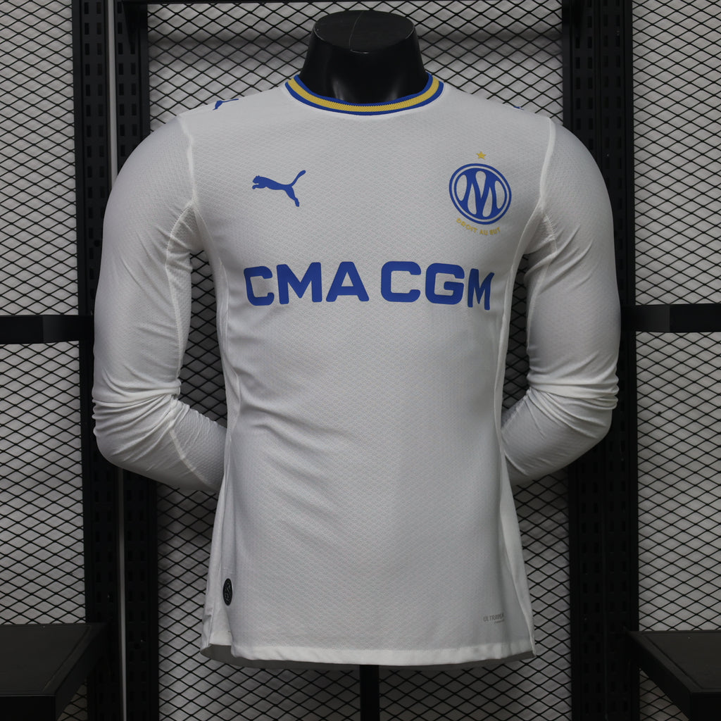 Marseille 2026/27 Home Long Sleeve - Player Version