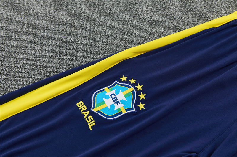 Brazil 2026/27 Navy Jordan ¼  Zip Training Set | Adult + Kids Sizes