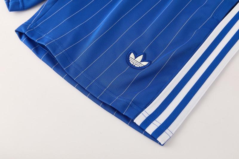Chelsea 2025/26 White/Blue Casual Shirt + Shorts Set