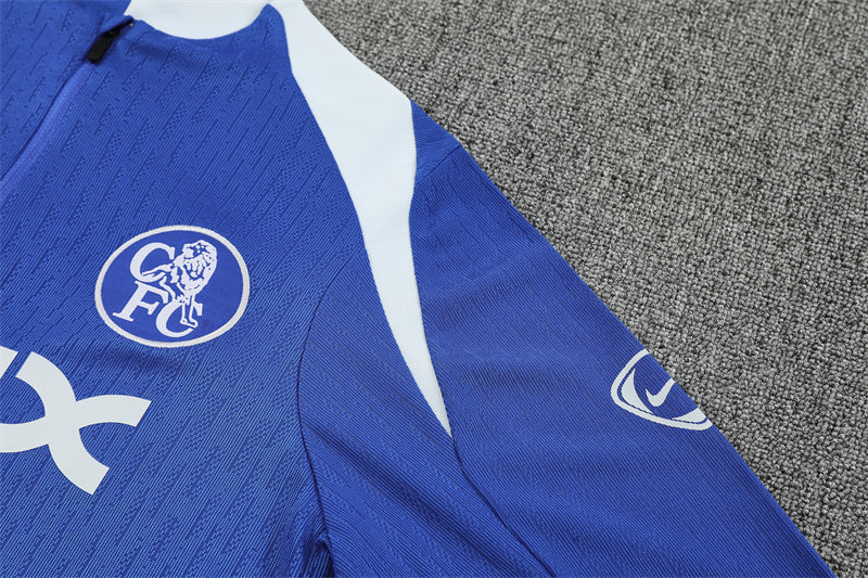 Chelsea 2025/26 Blue T90 ¼ Zip Training Set | Adult + Kids Sizes