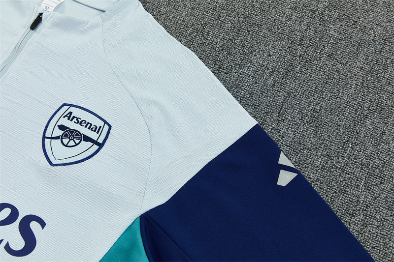 Arsenal 2025/26 White ¼  Zip Training Set | Adult + Kids Sizes