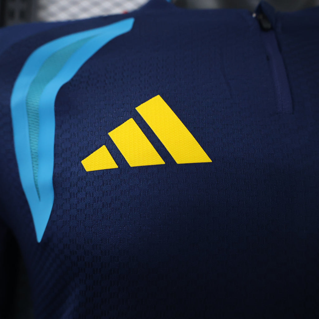 Spain 2026 Navy ¼  Zip Player Version Training Top