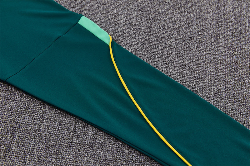 Brazil 2026/27 Green ¼  Zip Training Set | Adult + Kids Sizes