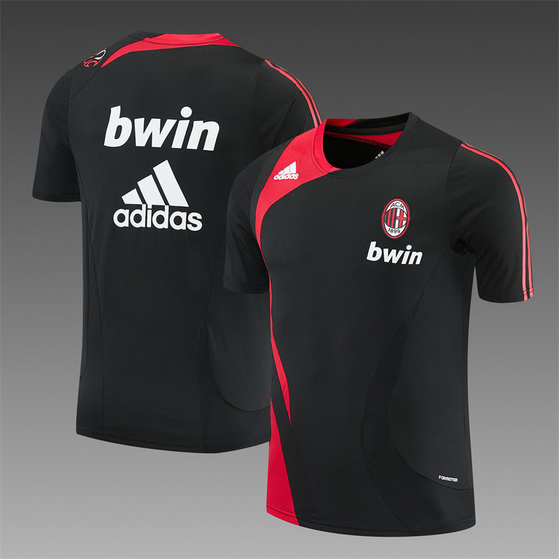 AC Milan 2007/08 Black Retro Training Top