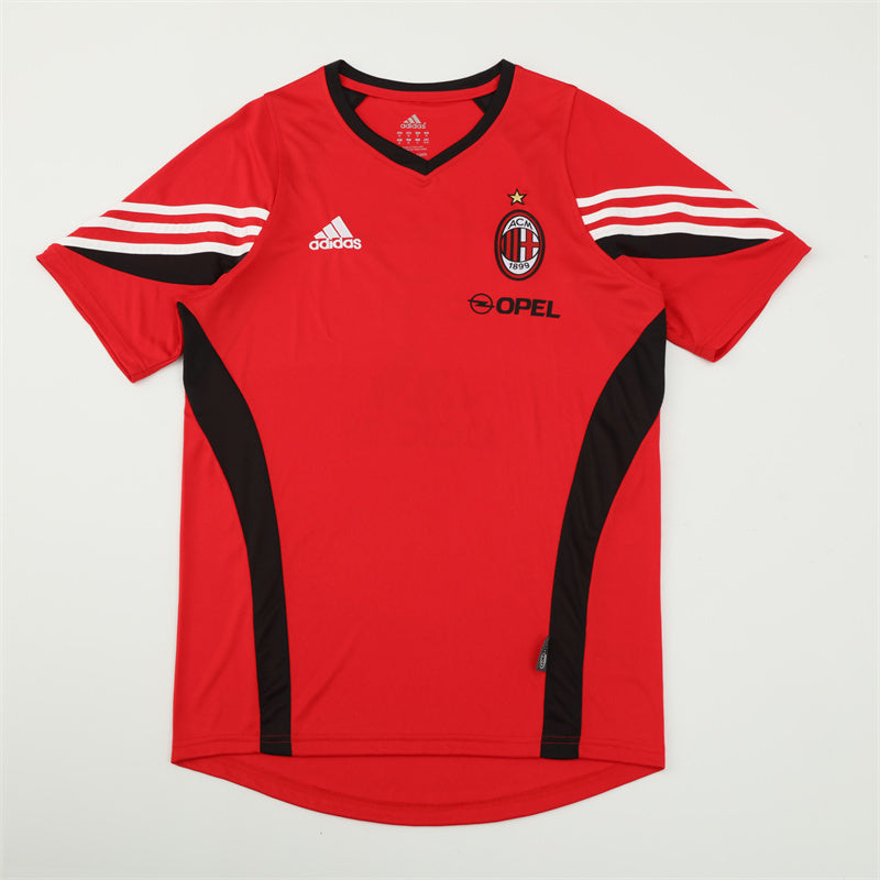 AC Milan 2003/04 Red Retro Training Top