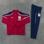 England 2008 Retro Tracksuit Red