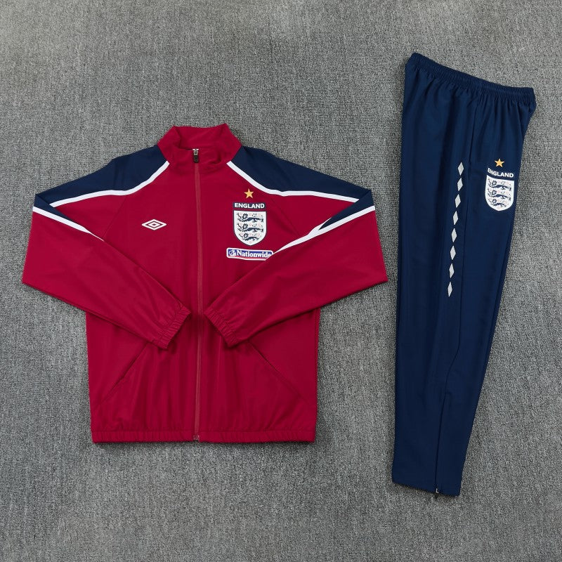 England 2008 Retro Tracksuit Red
