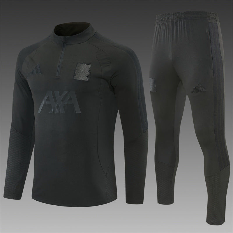 Liverpool FC 2026/27 Blackout ¼  Zip Training Set | Adult + Kids Sizes