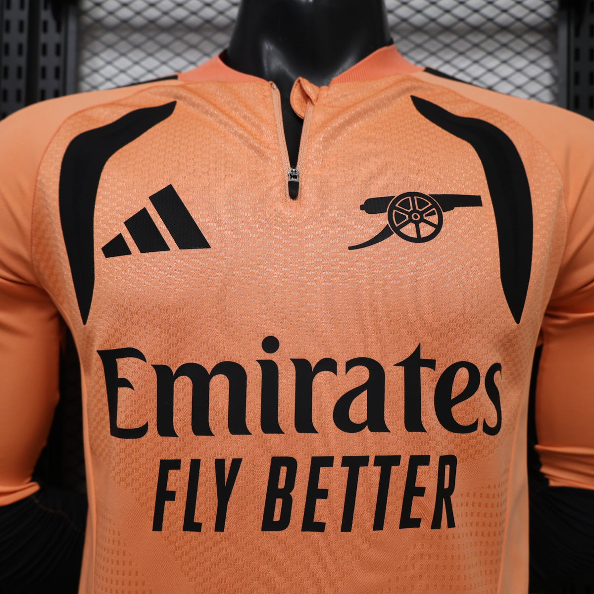 Arsenal 2026/27 Orange ¼  Zip Player Version Training Top