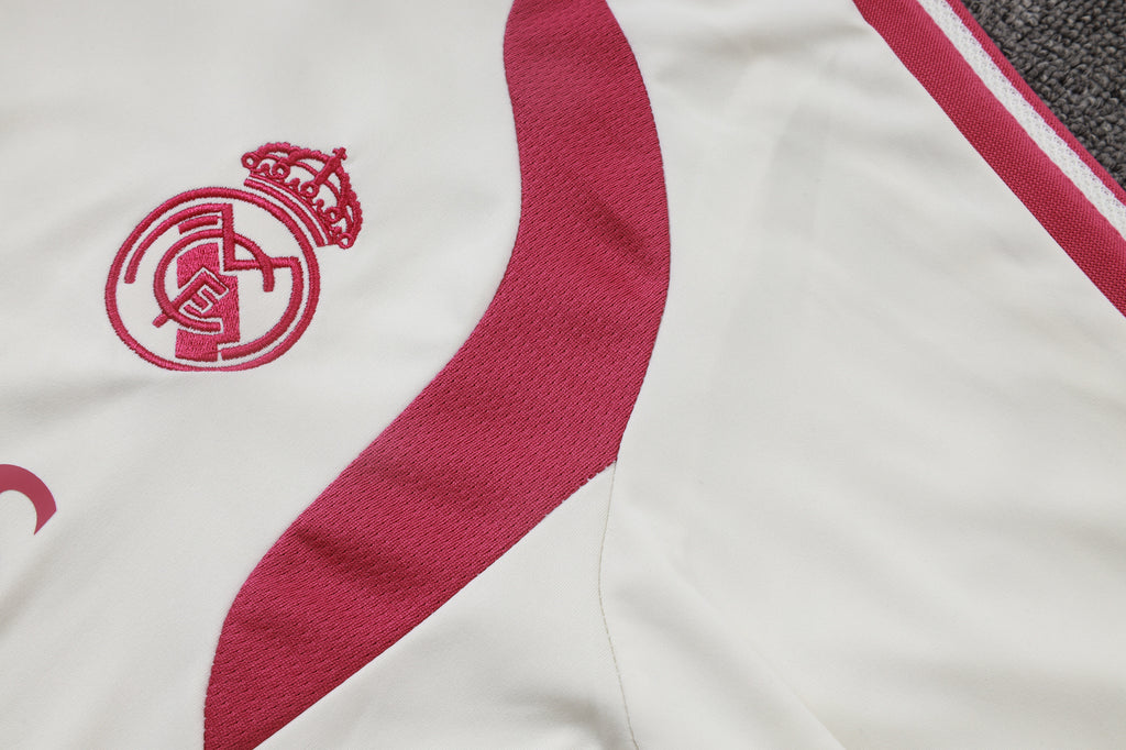Real Madrid 2026/27 White/Pink  ¼ Zip Training Set | Adult + Kids Sizes