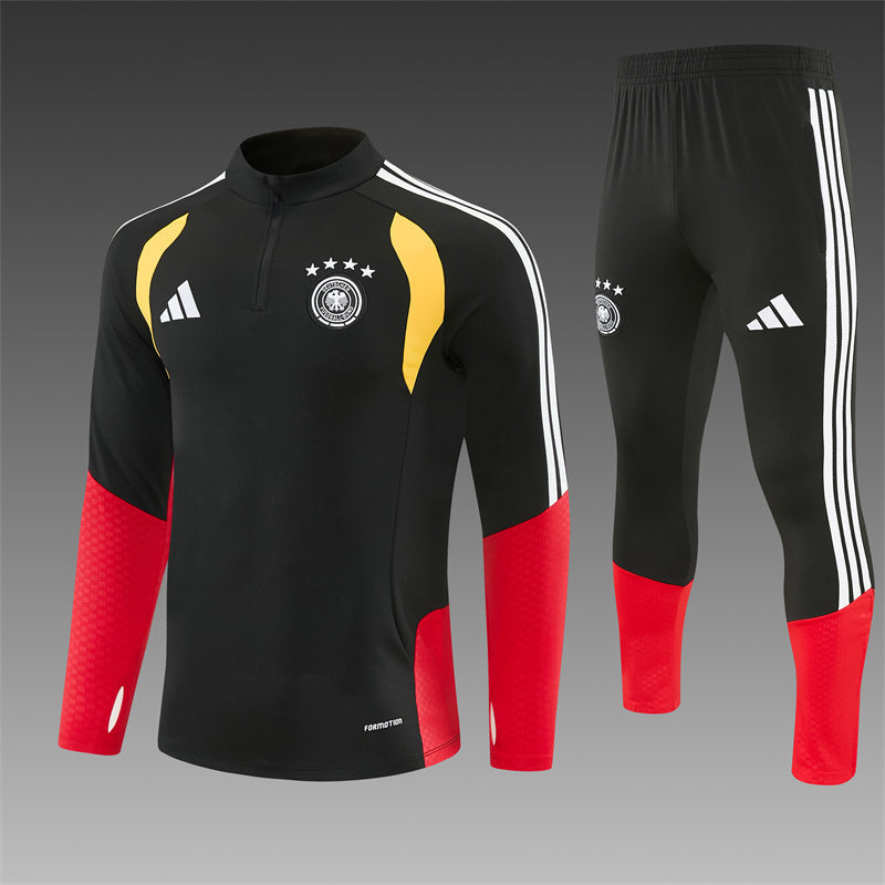 Germany 2026/27 Black ¼  Zip Training Set | Adult + Kids Sizes