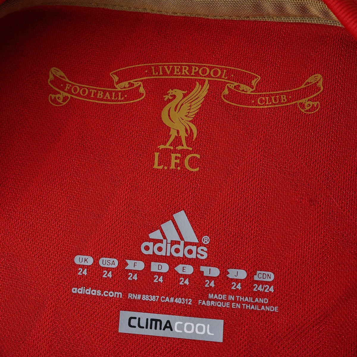 Liverpool FC 2010/12 Home - Retro Kid Kit football kit - view 6