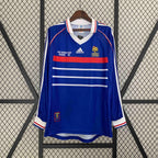 France 1998 Home Long Sleeve - Retro
