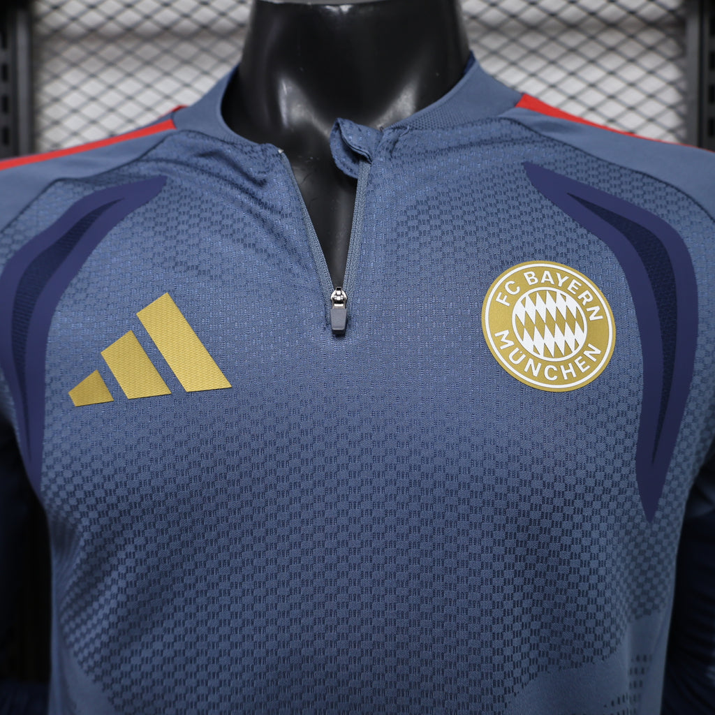 Bayern Munich 2026/27 Grey ¼  Zip Player Version Training Top