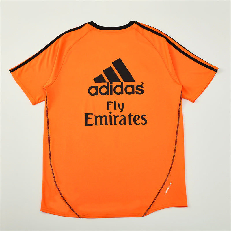Real Madrid 2013/14 Orange Retro Training Top