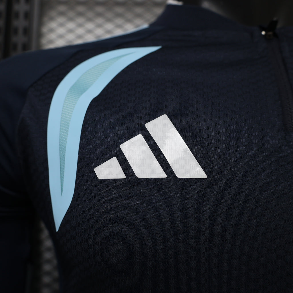 Argentina 2026 Navy ¼  Zip Player Version Training Top