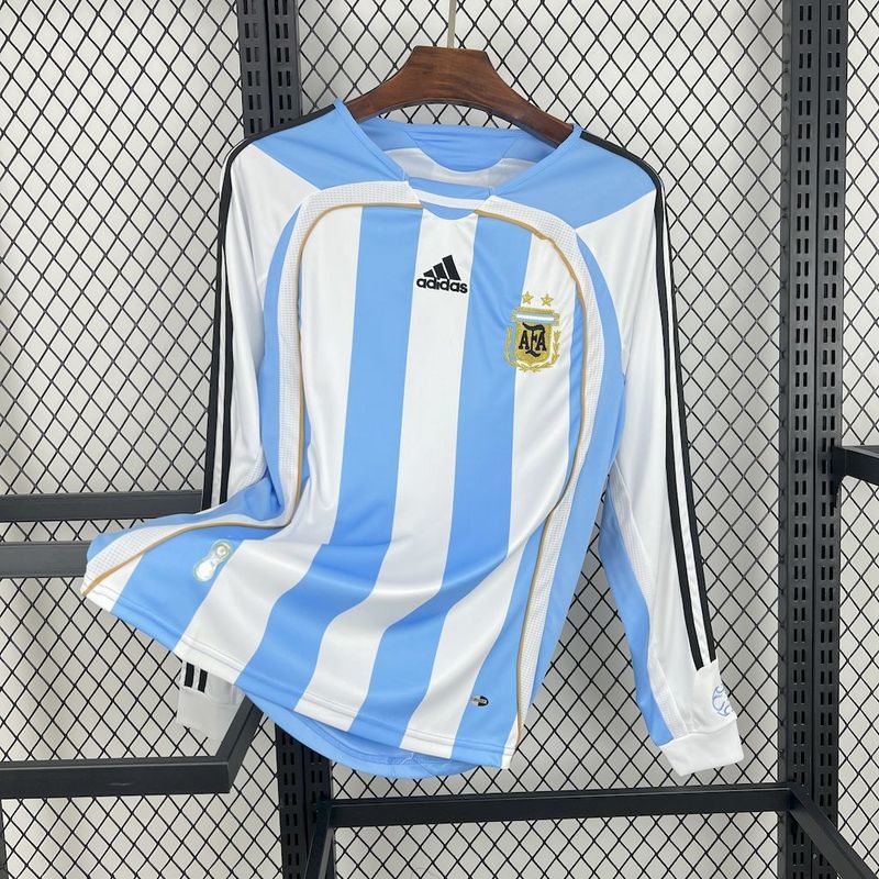 Argentina 2006 Home Long Sleeve - Retro