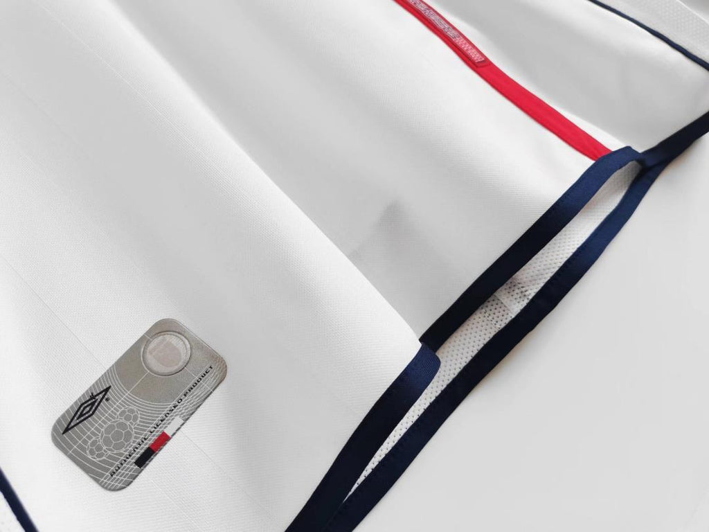 England 2002 Home Long Sleeve - Retro