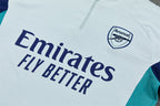 Arsenal 2025/26 White ¼  Zip Training Set | Adult + Kids Sizes