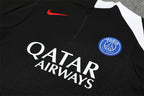 Paris Saint-Germain 2025/26 Black T90 ¼ Zip Training Set | Adult + Kids Sizes