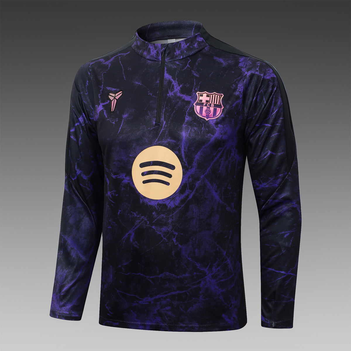 Barcelona 2026/27 Dark Purple Kobe ¼  Zip Training Set | Adult + Kids Sizes