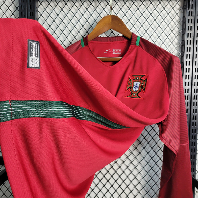 Portugal 2016 Home Long Sleeve - Retro