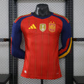 Spain 2026 Home ** 2 Stars + FIFA Champ. Badge Long Sleeve - Player Version