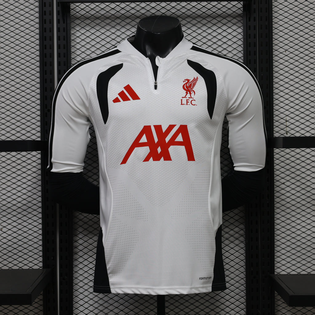 Liverpool FC 2026/27 White ¼  Zip Player Version Training Top