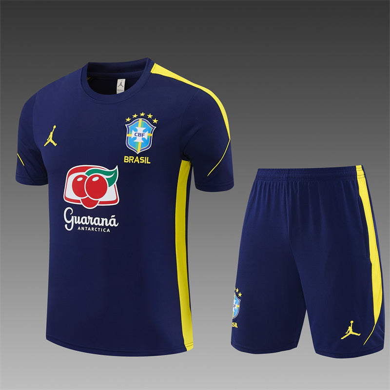 Brazil 2026/27 Navy Training Set (Adult + Kids Sizes)