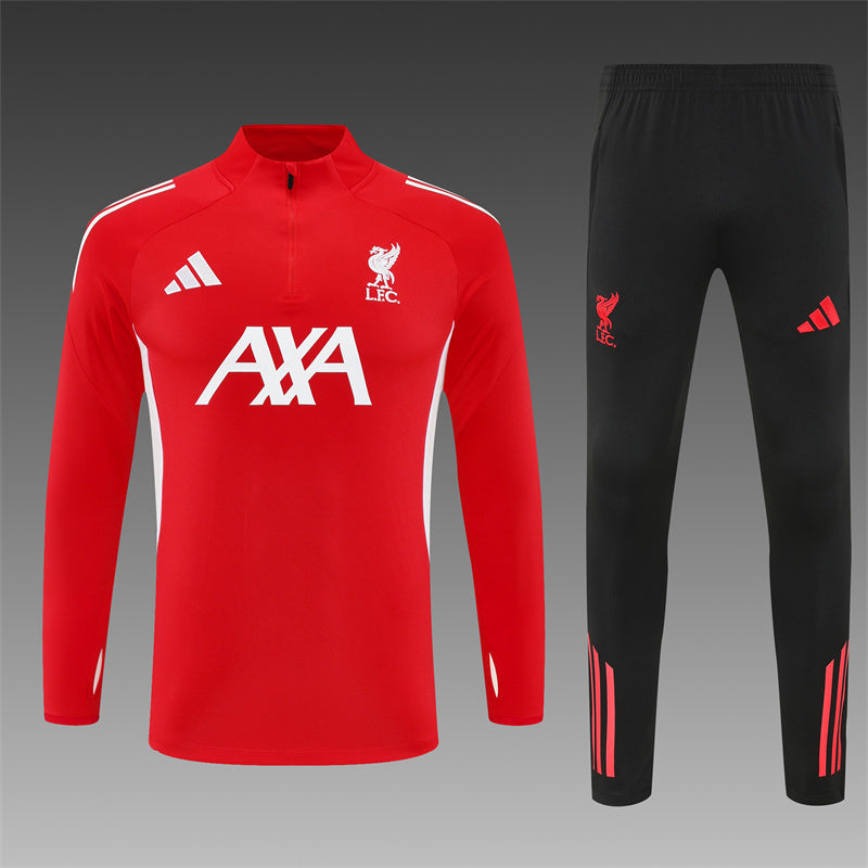 Liverpool FC 2025/26 Red ¼  Zip Training Set | Adult + Kids Sizes