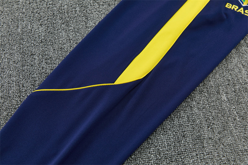 Brazil 2026/27 Navy Jordan ¼  Zip Training Set | Adult + Kids Sizes