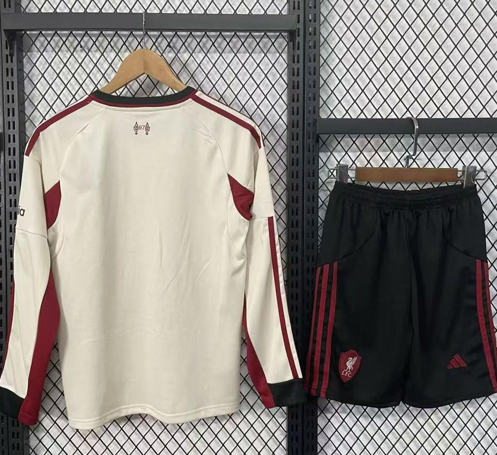 Liverpool FC 2025/26 Away Long Sleeve - Kid Kit