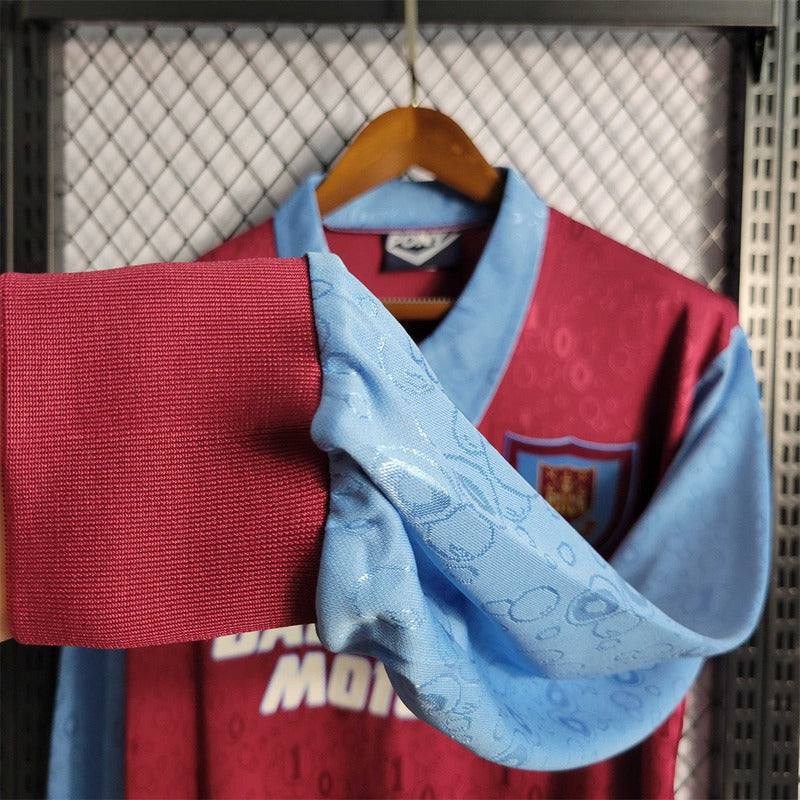 West Ham United 1995/97 Home Long Sleeve - Retro